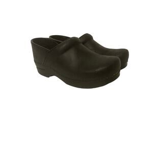 Dansko Waterproof Black Clog Womens 40 Size 10 Nursing Work Comfort Shoe